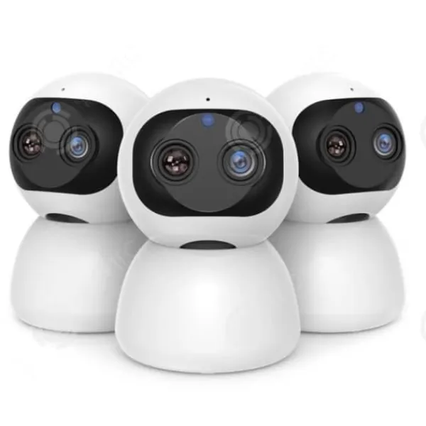 Clearance Övervakningskamera - INN® - HD binokulär robot - WiFi - 1080p - Inomhus Säkerhetsmonitorer & Videokameror