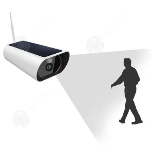 Best Övervakningskamera - INN® - Solkamera HD - Vattentät - PIR-detektering - Trådlös Säkerhetsmonitorer & Videokameror
