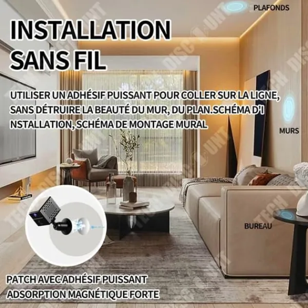 Best Övervakningskamera - TD - 1080P - Rörelsedetektion - Nattvision - Inomhus WiFi Säkerhetsmonitorer & Videokameror