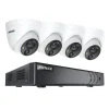 Sale Övervakningssystem, 5MP Ultra HD, 8 Kanaler,2T, 4Pcs Kamerakit Säkerhetsmonitorer & Videokameror