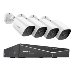 Discount Övervakningssystem, 1080P-upplösning, 4 kameror ingår,4CH DVR 4 Kamera, 4T Säkerhetsmonitorer & Videokameror