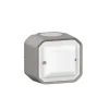 Sale Väggmonterad LED-detektor - Plexo - 100W - Grå - Legrand Rörelsedetektorer