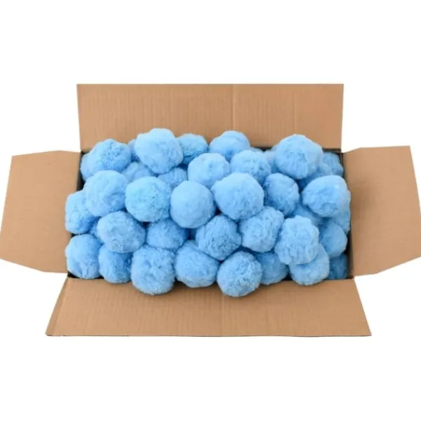 vidaXL Antibakteriella filterbollar blå 2100 g polyeten
