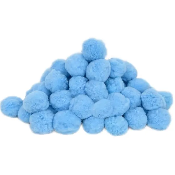 vidaXL Antibakteriella filterbollar blå 2100 g polyeten
