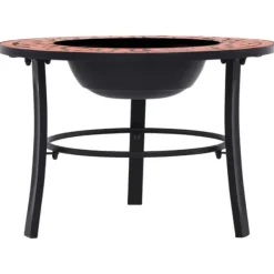 Outlet Eldfat med mosaik terrakotta 68cm keramik - Öppna spisar Öppna Spisar
