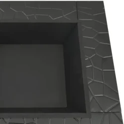 Sale Eldstad med eldgaffel 79x79x46,5 cm XXL stål - Öppna spisar Öppna Spisar