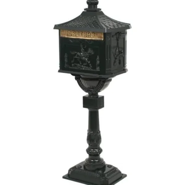 Online Fristående brevlåda Vintage Aluminium Rostsäker Grön Postlådor & Brevlådor