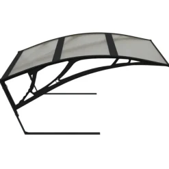 New Garage för robotgräsklippare svart 80x101x46 cm Trädgårdsmaskiner