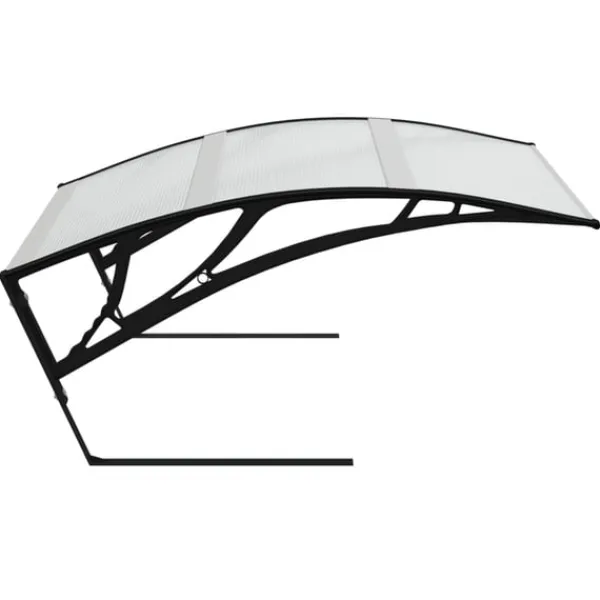 vidaXL Garage för robotgräsklippare svart 80x101x46 cm