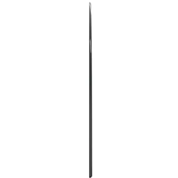 vidaXL Glasskiva för öppen spis halvrund 1000x600 mm - Glas