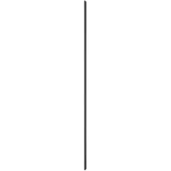 vidaXL Glasskiva för öppen spis rektangulär 120x60 cm - Glas