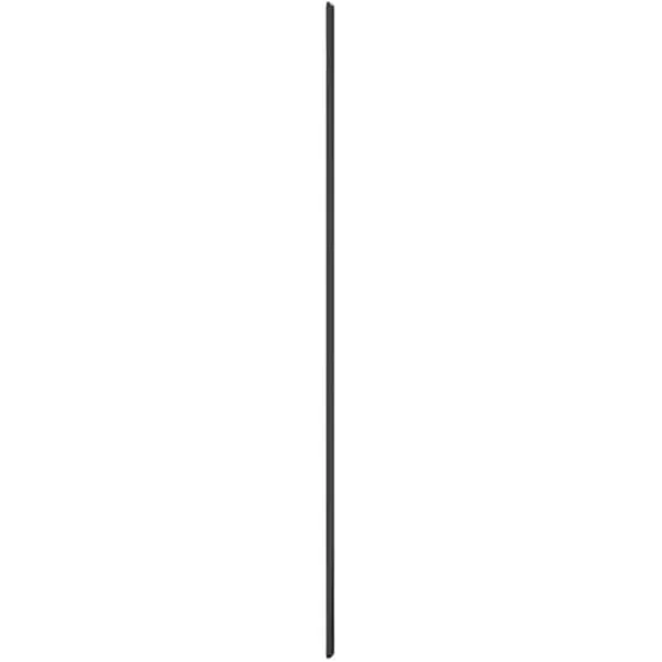 vidaXL Glasskiva för öppen spis rektangulär 120x60 cm - Glas