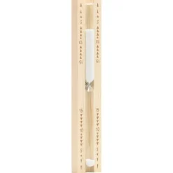 Hot 2-i-1 Bastutermometer & hygrometer sandur set massiv furu Bastu