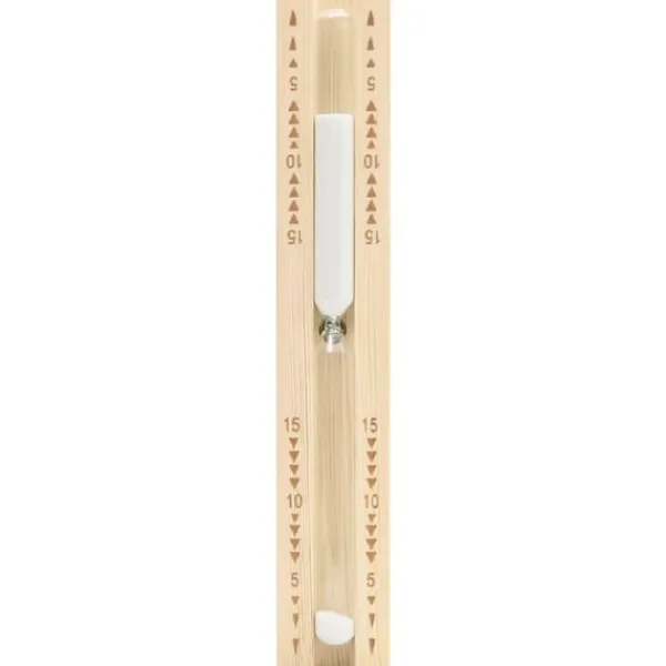 Hot 2-i-1 Bastutermometer & hygrometer sandur set massiv furu Bastu