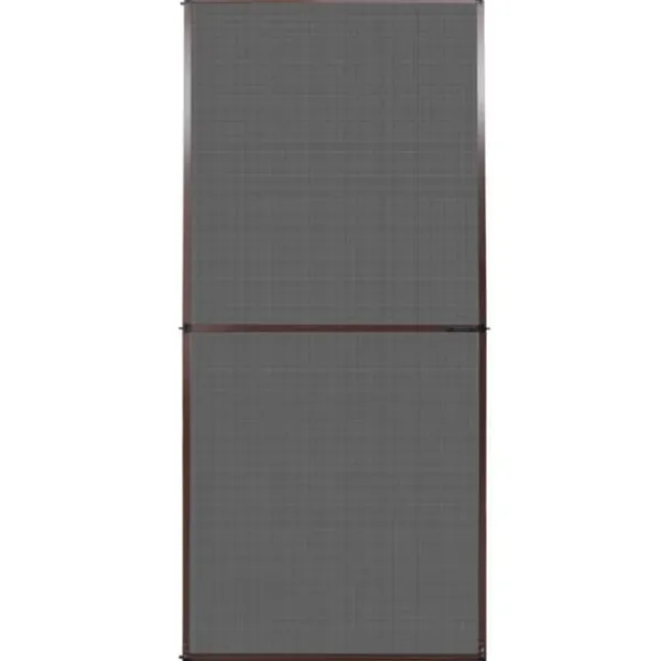 vidaXL Insektsnät med gångjärn för dörrar 100 x 215 cm brun - Husdörrar