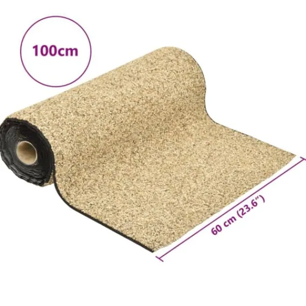Discount Kantmatta naturlig sand 100x60 cm - Tillbehör till fontäner & dammar Fontäner & Dammar