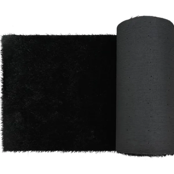 vidaXL Konstgräs Svart Polyeten, Polypropylen, SBR 1 x 2 meter, 30mm tjock