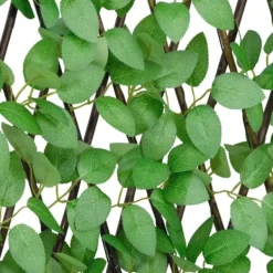 vidaXL Konstväxt murgröna spaljé expanderbar grön 180x65 cm - Staket