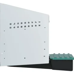 Outlet Kyckling värprede 1 fack väggmonterat galvaniserat stål För Fåglar & Småvilt