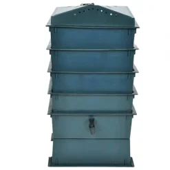 vidaXL Maskkompost 4 brickor 42x42x60 cm - Tillbehör för trädgårdsskötsel