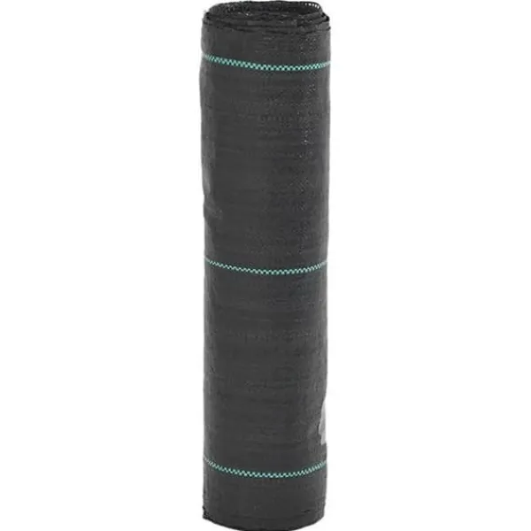 vidaXL Membran mot ogräs svart 0,5x50 m PP, ogräshinder, ogräskontrollmembran 4005139