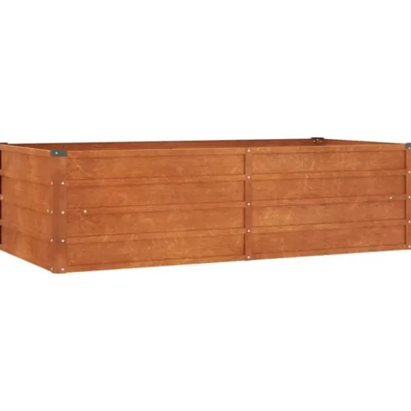 vidaXL Odlingslåda rostig 160x80x45 cm rosttrögt stål - Krukor & odlingslådor