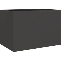 vidaXL Odlingslåda svart 62x40x39 cm kallvalsat stål - Krukor & odlingslådor
