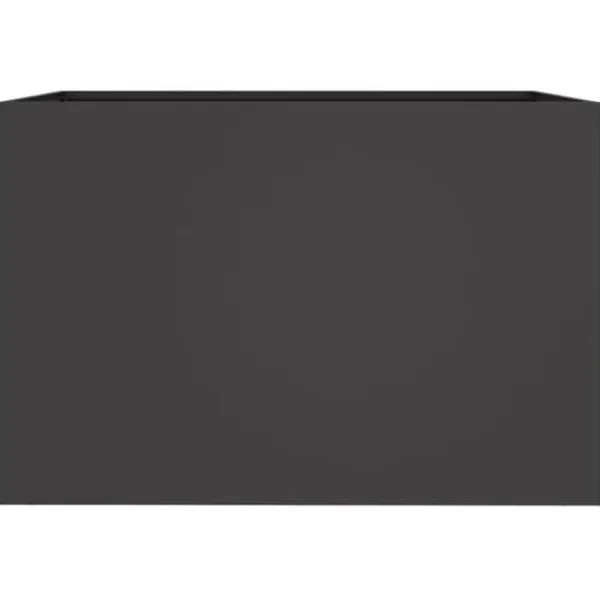 vidaXL Odlingslåda svart 62x40x39 cm kallvalsat stål - Krukor & odlingslådor