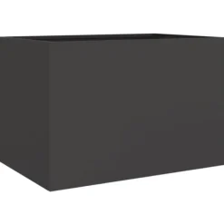 vidaXL Odlingslåda svart 62x40x39 cm kallvalsat stål - Krukor & odlingslådor