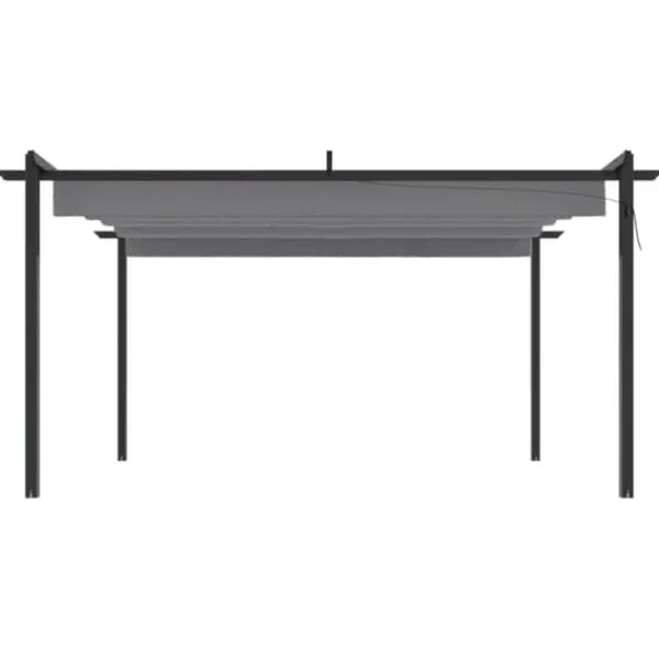 Outlet Paviljong med infällbart tak 4x3 m antracit - Partytält & paviljoner Tält & Lusthus