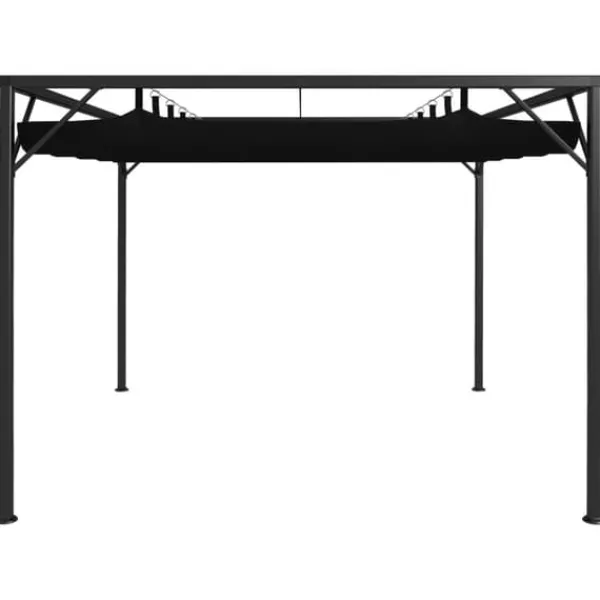 New Paviljong med infällbart tak 3x3 m antracit - Partytält & paviljoner Tält & Lusthus