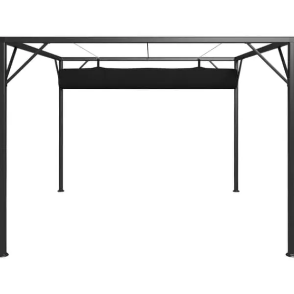 New Paviljong med infällbart tak 3x3 m antracit - Partytält & paviljoner Tält & Lusthus