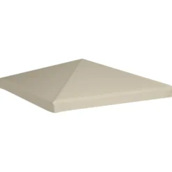 Best Paviljongtak 310 g/m² 3x3 m beige - Tak till partytält & lusthus Tält & Lusthus