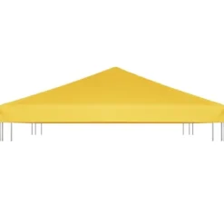 Clearance Paviljongtak 270 g/m² 4x3 m gul - Tak till partytält & lusthus Tält & Lusthus