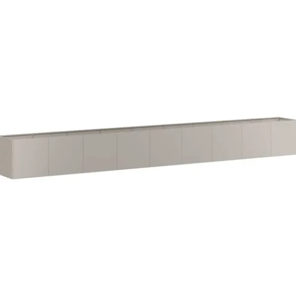 vidaXL Planteringskärl rostig 360x40x40 cm väderbeständigt stål