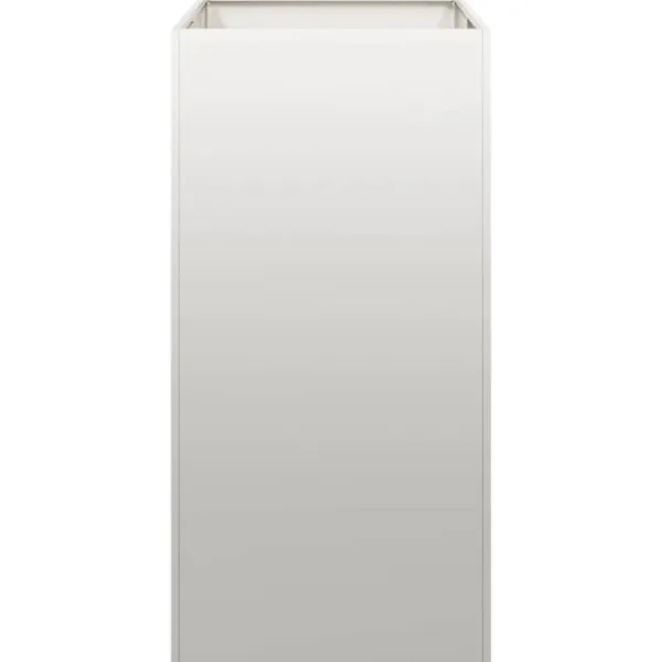 Planteringskärl 40x80x80 cm rostfritt stål Krukor & Växtbehållare