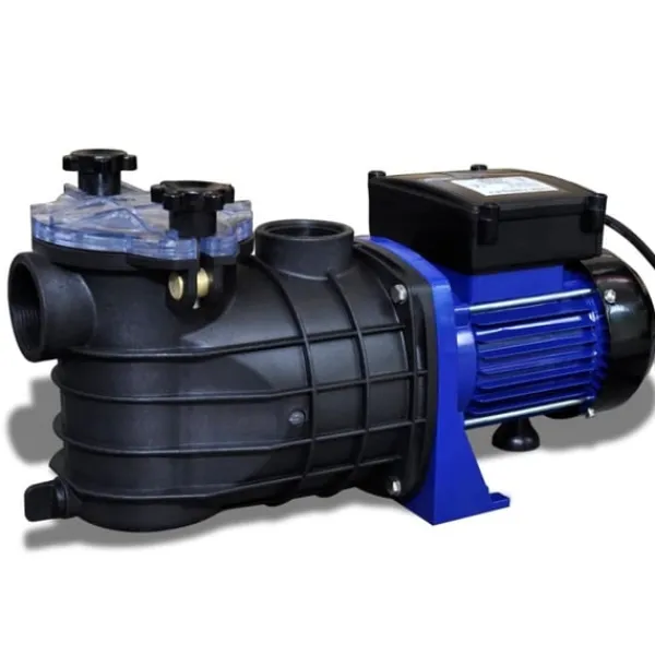 vidaXL Poolpump elektrisk 500W blå
