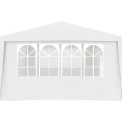 vidaXL Professionellt partytält med väggar 4x9 m vit 90 g/m² - Partytält & paviljoner