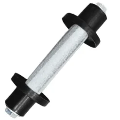 Skottkärra Hjul med Solid PU Axel 4,00-8 390 mm Trädgårdsverktyg