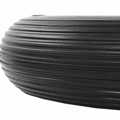 vidaXL Skottkärrehjul med axel massiv PU 4.00-8 390 mm