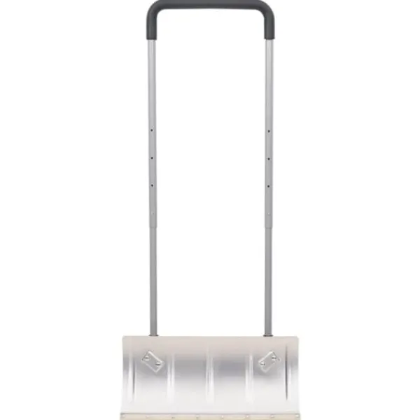 Snöskyffel med utdragbart handtag silver 61 cm stålblad - Snöskyfflar Snöborttagning