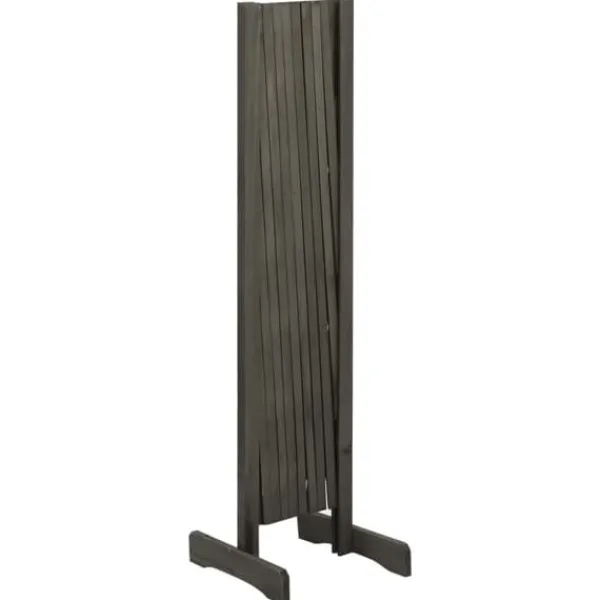 vidaXL Spaljéstaket grå 180x100 cm massivt granträ - Staket