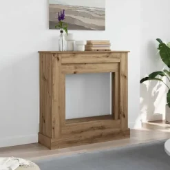 vidaXL Spiselkrans artisan ek 90x30x90 cm konstruerat trä