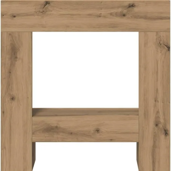vidaXL Spiselkrans artisan ek 81x18x82 cm konstruerat trä