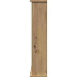 vidaXL Spiselkrans artisan ek 75x20x87,5 cm konstruerat trä