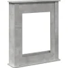 Sale Spiselkrans betonggrå 75x20x87,5 cm konstruerat trä Öppna Spisar