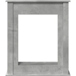 Sale Spiselkrans betonggrå 75x20x87,5 cm konstruerat trä Öppna Spisar