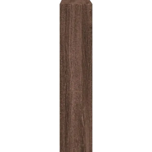 vidaXL Spiselkrans brun ek 81x18x82 cm konstruerat trä