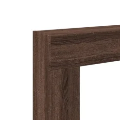 vidaXL Spiselkrans brun ek 81x18x82 cm konstruerat trä