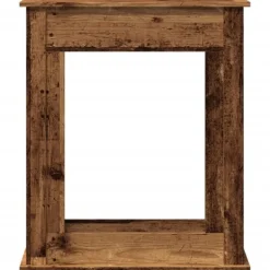 Best Spiselkrans åldrat trä 75x20x87,5 cm konstruerat trä Öppna Spisar
